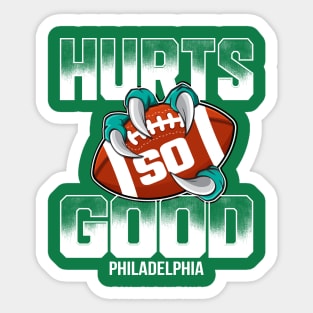 Hurts So Good Football T-Shirt Sticker